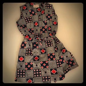 Vintage Donnkenny romper dress